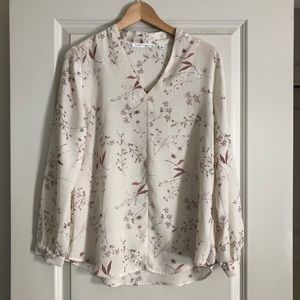 Floral Flowy Spring Blouse